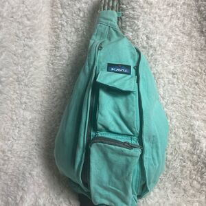Kavu Rope Slingback crossbody canvas blue Bag.